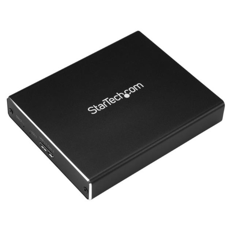 Startech - Startech Dual-Slot M.2 Drive Enclosure - USB 3.1