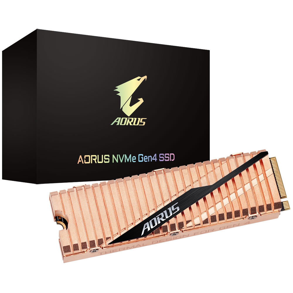 Aorus - AORUS 500GB NVMe PCIe Gen4 M.2 Solid State Drive (GP-ASM2NE6500GTTD)