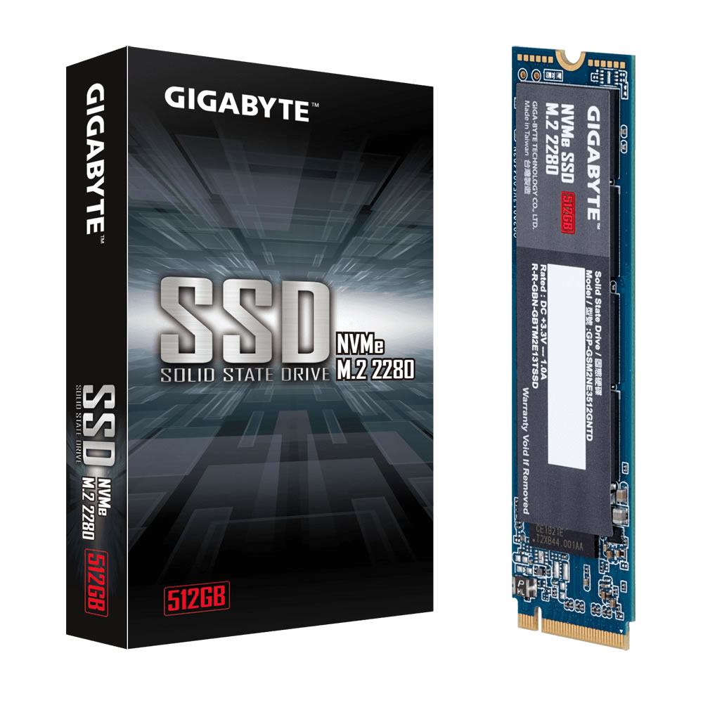 Gigabyte - Gigabyte 512GB M.2 PCIe x4 NVMe SSD/Solid State Drive