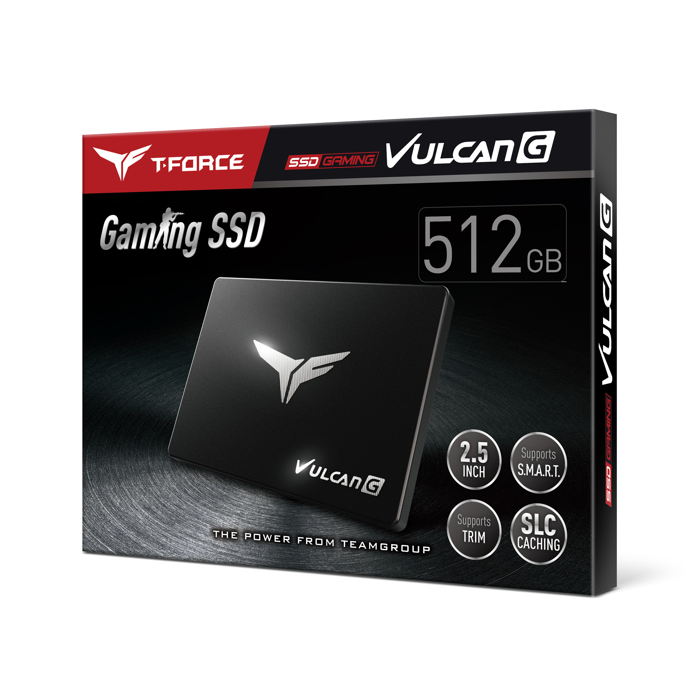 Team Group - TeamGroup 512GB Vulcan G SSD 2.5" SATA 6Gbps 3D NAND Solid State Drive