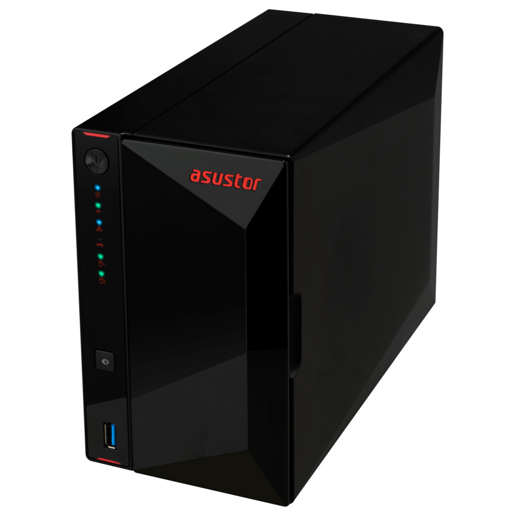 Asus - ASUSTOR AS5202T Nimbustor Performance 2-Bay Personal Cloud Storage NAS