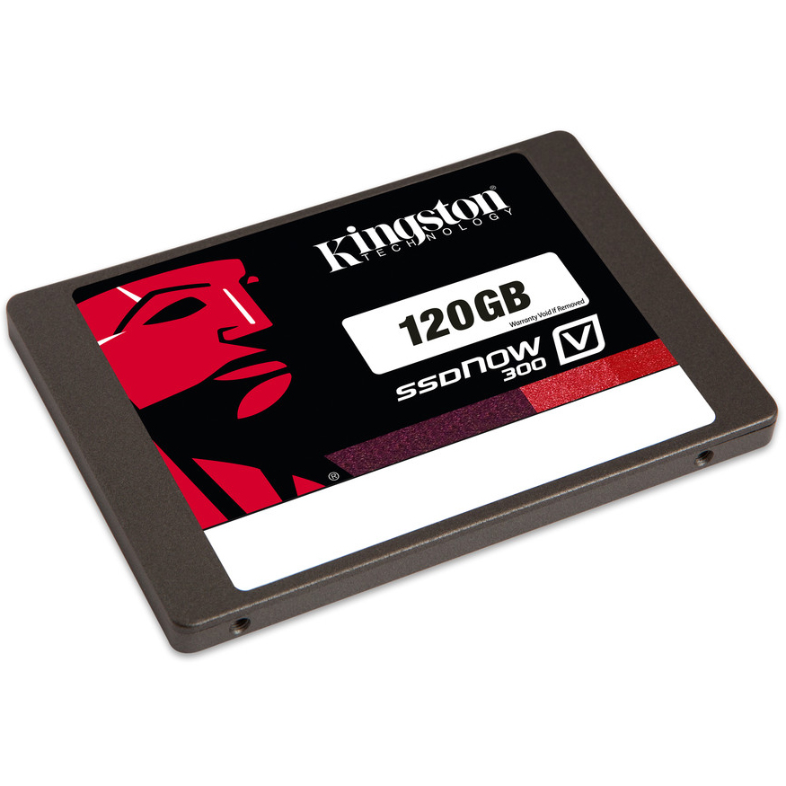 Kingston - Kingston 120GB SSDNow V300 Drive SATA 6Gb/s 3 2.5" (7mm height) Solid State Hard Drive - (SV300S37A/
