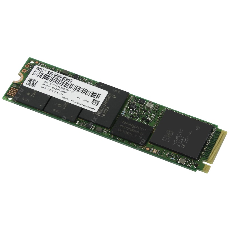 Intel - Intel 600P 128GB M.2-2280 PCI-e 3.0 x 4 NVMe 3D NAND Solid State Drive (SSDPEKKW128G7X1)
