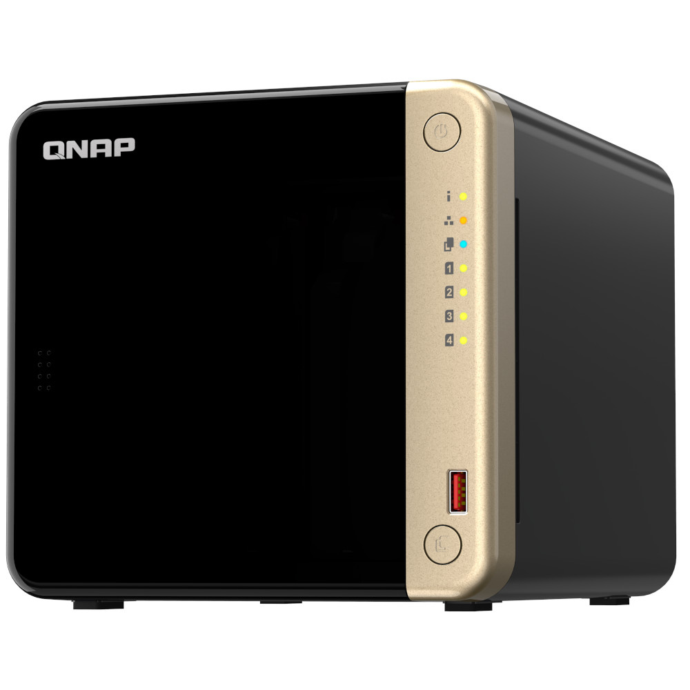 QNap - QNap TS-464-4G 4 Bay Home and Office NAS Enclosure