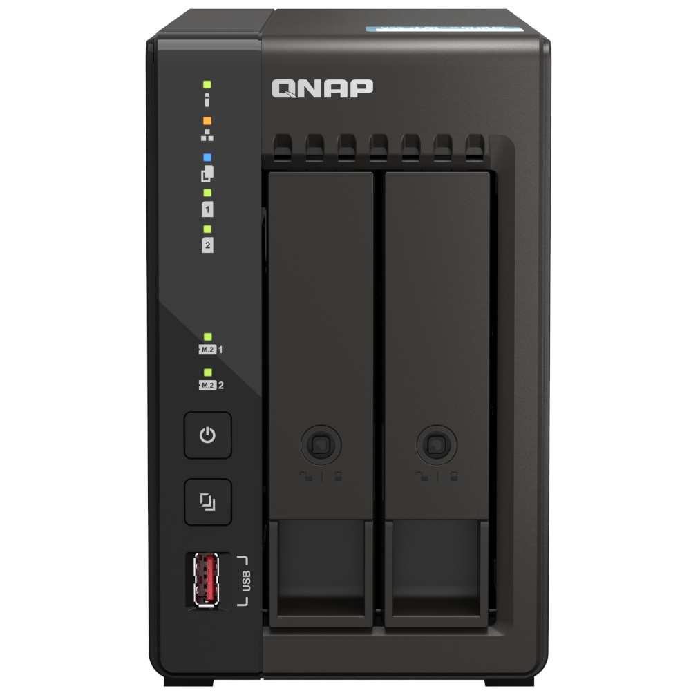QNap - QNap TS-253E-8G 2 Bay Home and Office NAS Enclosure