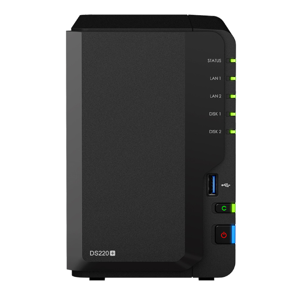 Synology Diskstation DS220+ 2 Bay Home and Office NAS Enclosure