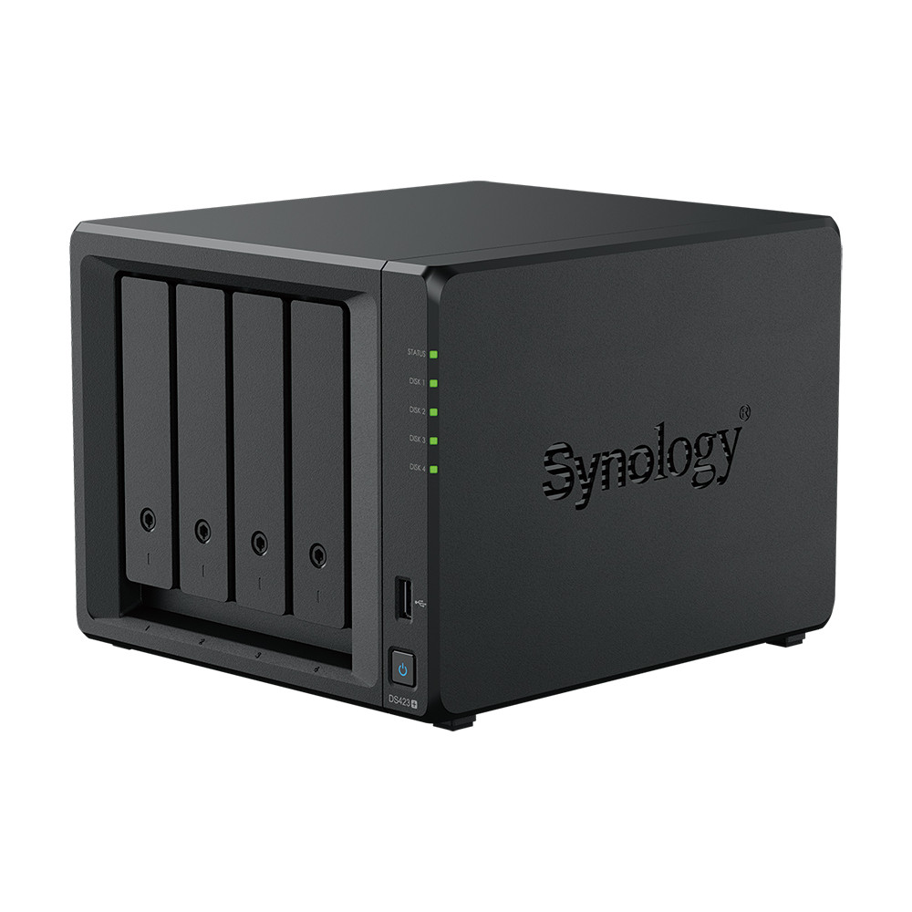 Synology - Synology Diskstation DS423+ 4 Bay Home and Office NAS Enclosure