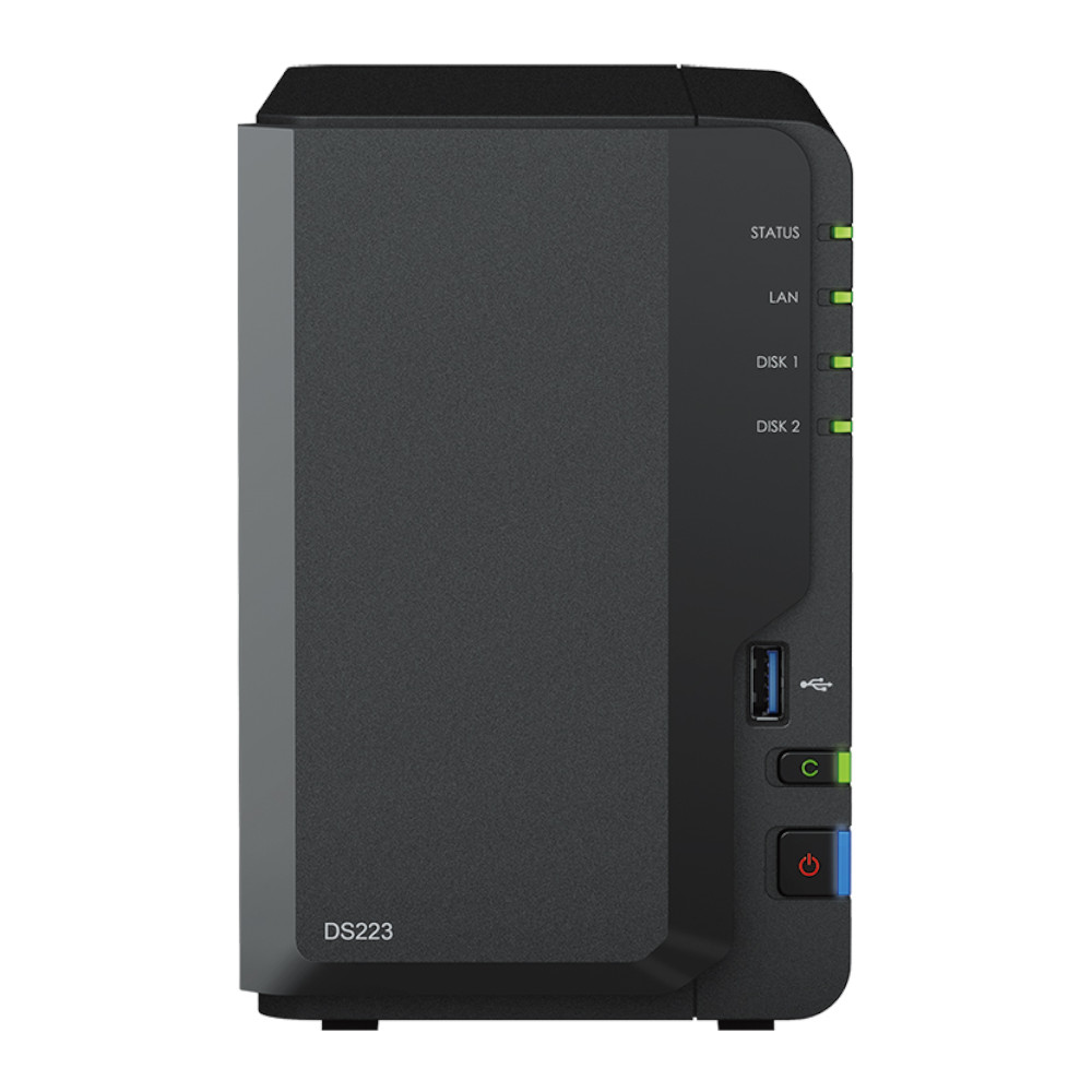 Synology Diskstation DS223 2 Bay Home and Office NAS Enclosure
