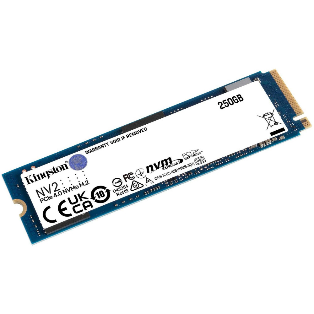 Kingston NV2 250GB M.2 2280 NVMe Solid State Drive (SNV2S/250G)
