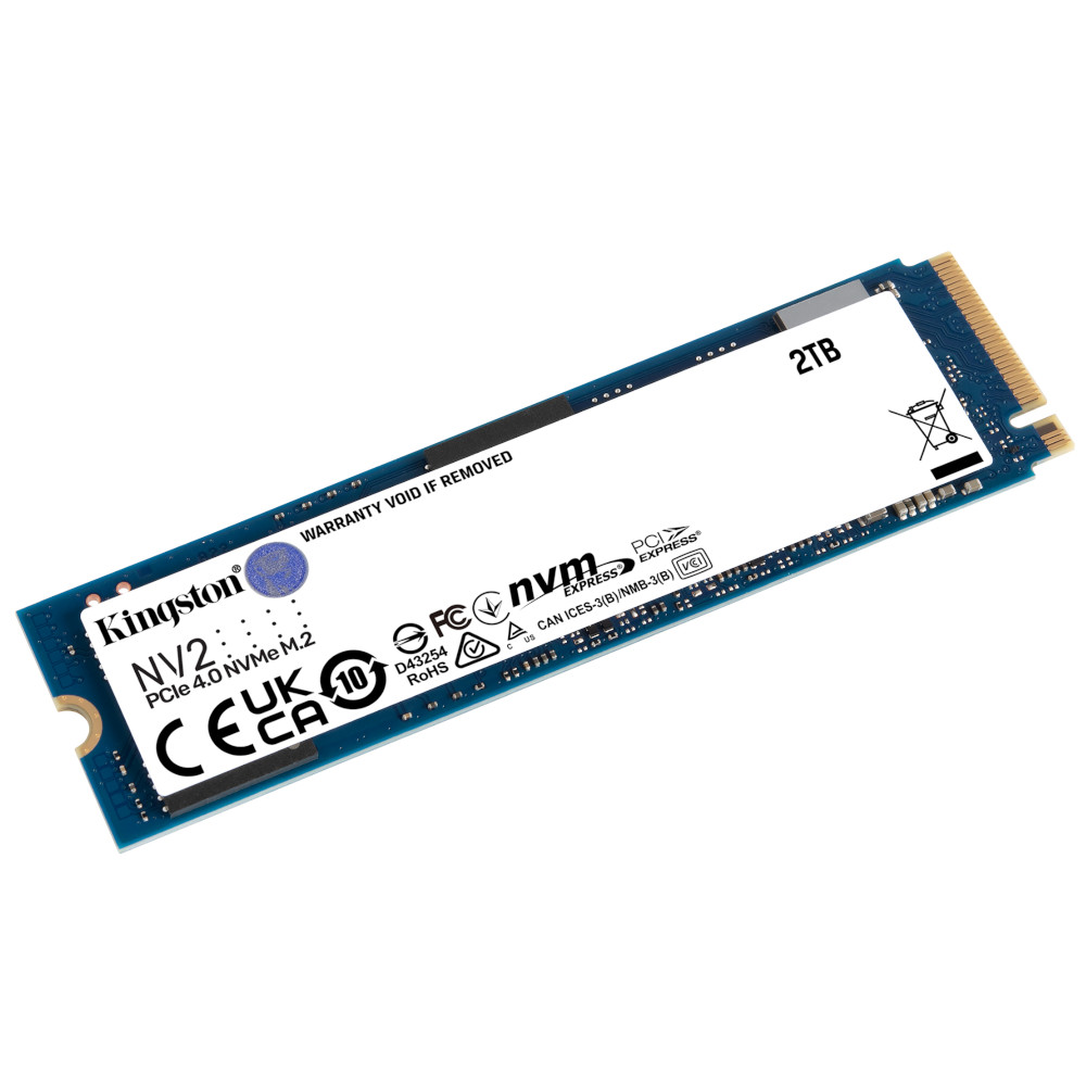 Kingston NV2 2TB M.2 2280 NVMe Solid State Drive (SNV2S/2000G)