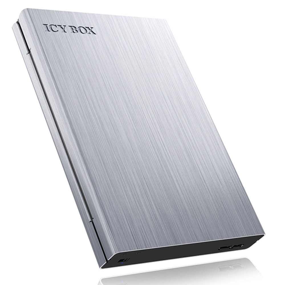IcyBox External USB 3.0 enclosure for 2.5" SATA HDDs/SSDs with write-protection-switch