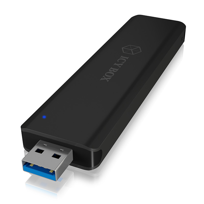 B Grade IcyBox External M.2 SATA SSD USB 3.1 Enclosure