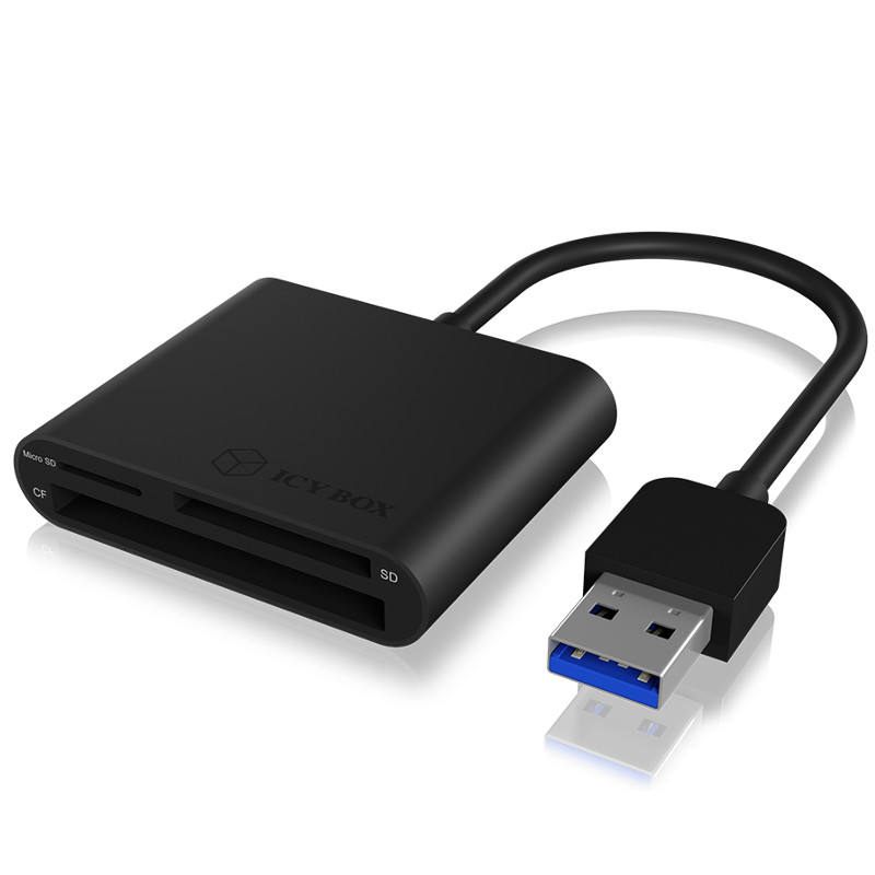 IcyBox External Multi Card Reader to USB 3.0