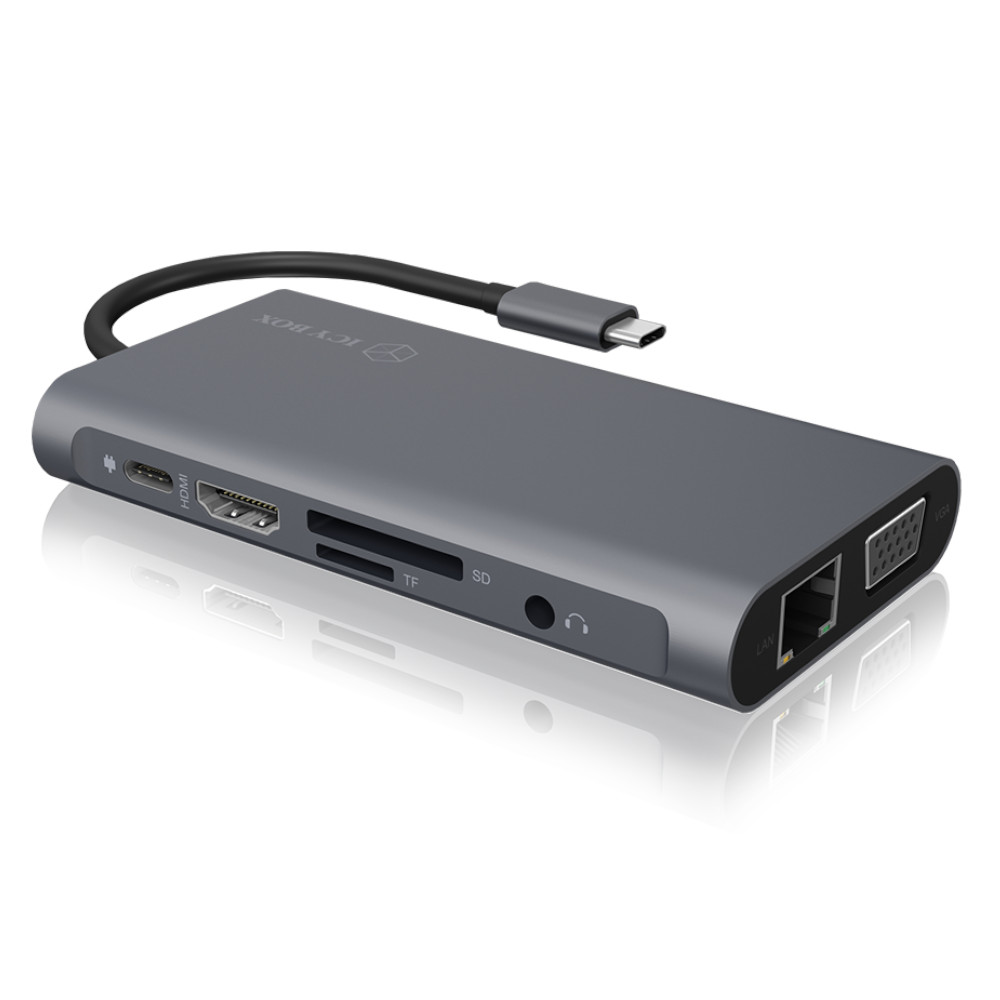 ICY BOX - IcyBox 10 in 1 USB Type-C Travel Dock