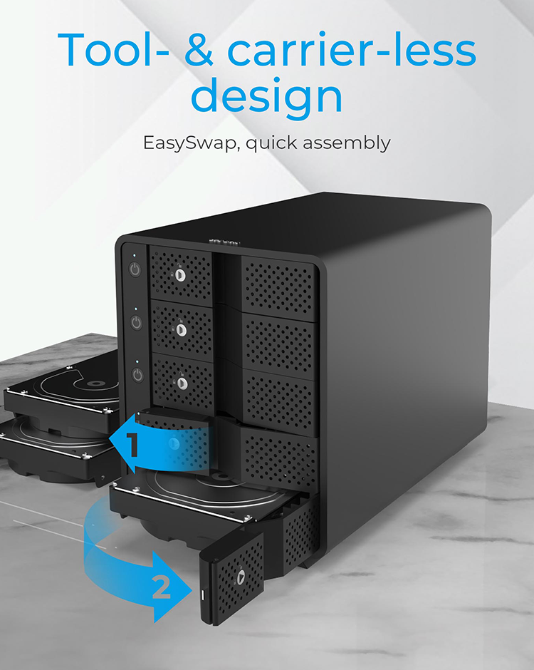 ICY BOX - IcyBox USB 3.1 5 x 3.5" Hard Drive External Enclosure