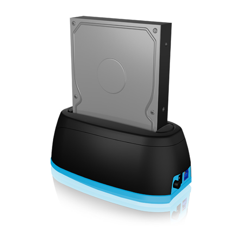 ICY BOX - IcyBox Docking Station 2.5" and 3.5" HDD/SSD with Ambience Lighting