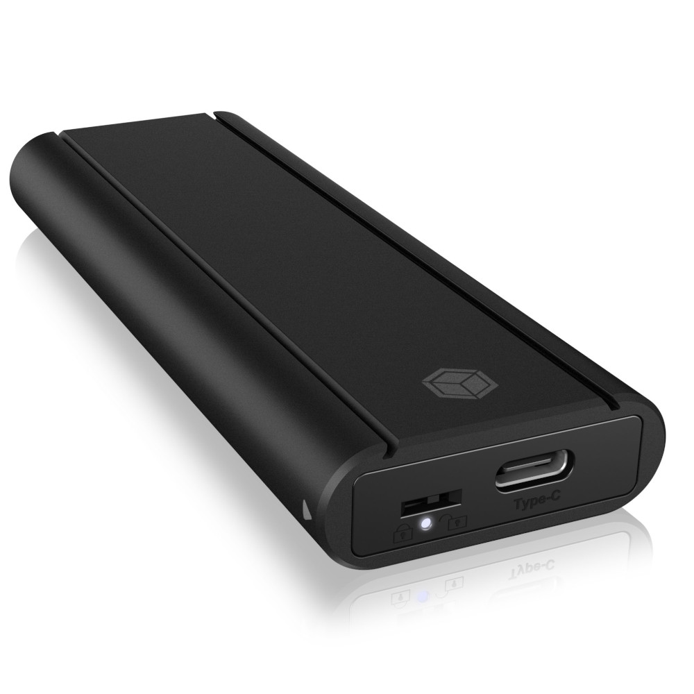 IcyBox External Enclosure for 1x M.2 NVMe SSD with USB 3.2 Gen 2 Type-C® Connection