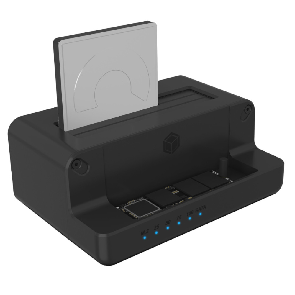 ICY BOX - IcyBox Docking & Cloning Station for M.2 NVMe SSD & 2.5''/3.5'' SATA SSD/HDD