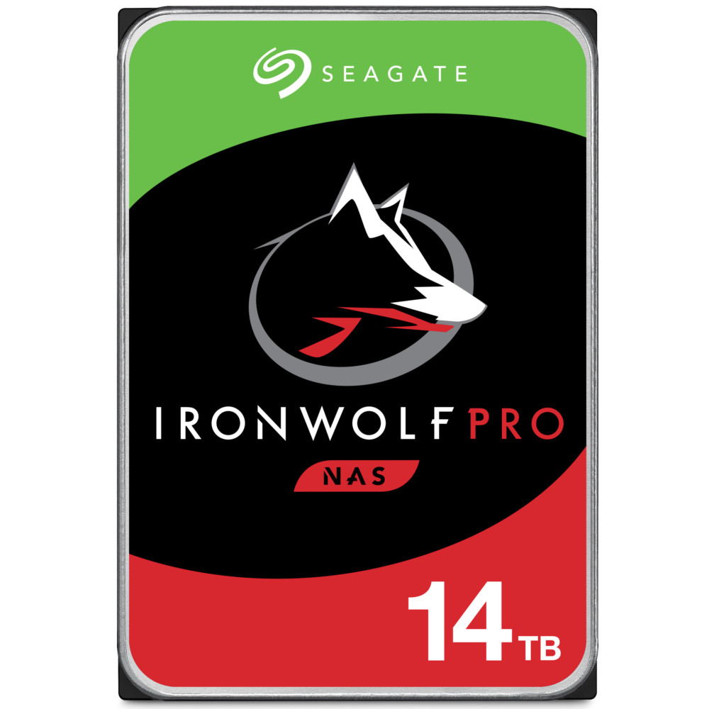 Seagate - Seagate 14TB IronWolf PRO NAS 7200RPM HDD 256MB Cache Internal Hard Drive (ST14000NE0008)
