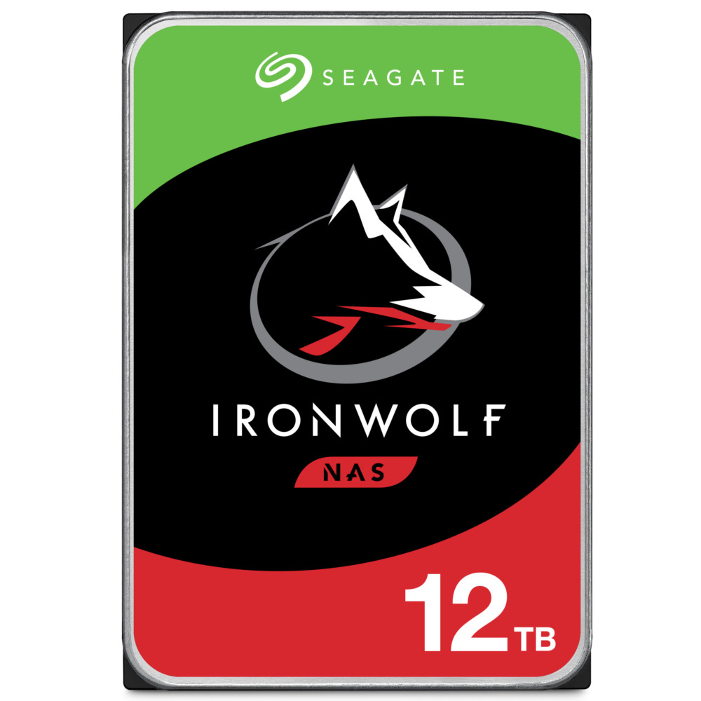 Seagate 12TB IronWolf NAS 7200RPM HDD 256MB Cache Internal Hard Drive (ST12000VN0008)