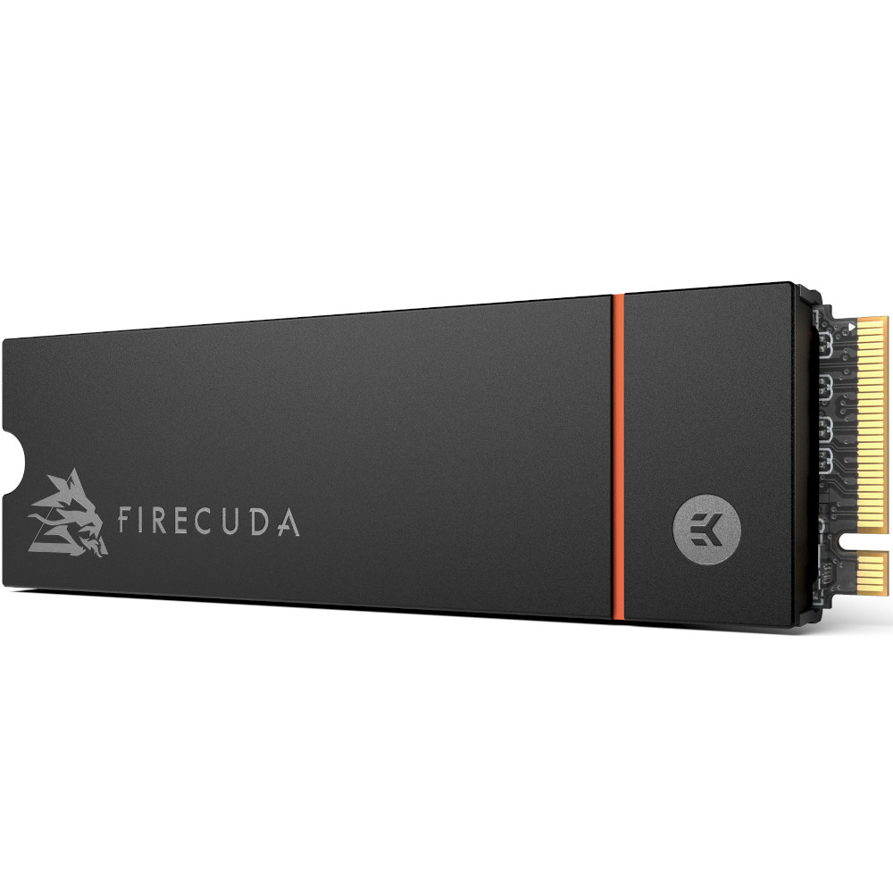 Seagate - Seagate FireCuda 530 500GB SSD PCIe Gen4 NVMe M.2 Solid State Drive with EKWB Heatsink