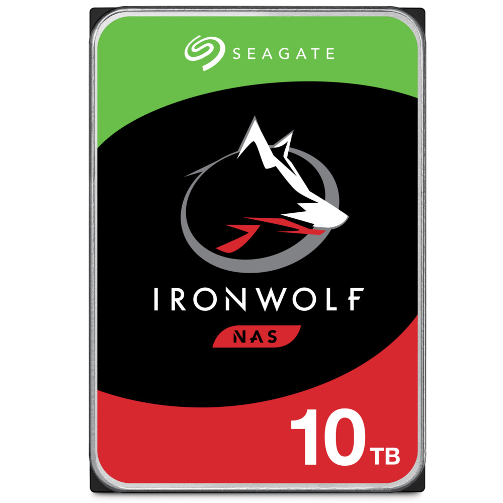 Seagate 10TB IronWolf NAS 7200RPM HDD 256MB Cache Internal Hard Drive (ST10000VN000)