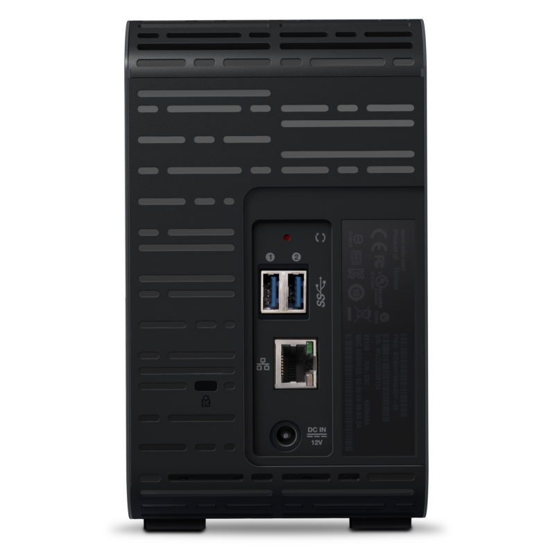 WD - WD My Cloud EX2 Ultra 2-Bay Home and Office NAS Enclosure - 8TB (WDBVBZ0080JCH-EESN)