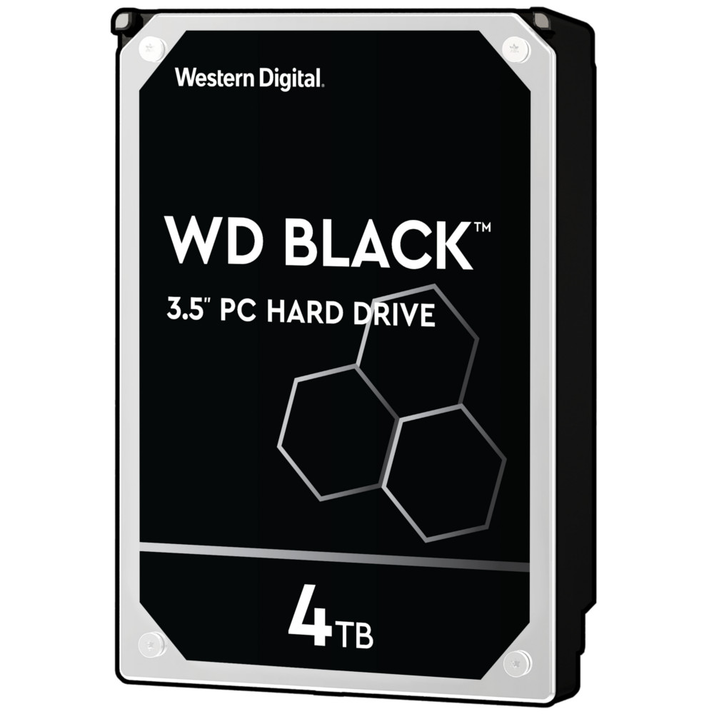 WD - WD 4TB Black HDD 7200RPM 256MB Cache Internal Performance Hard Drive (WD4005FZBX)