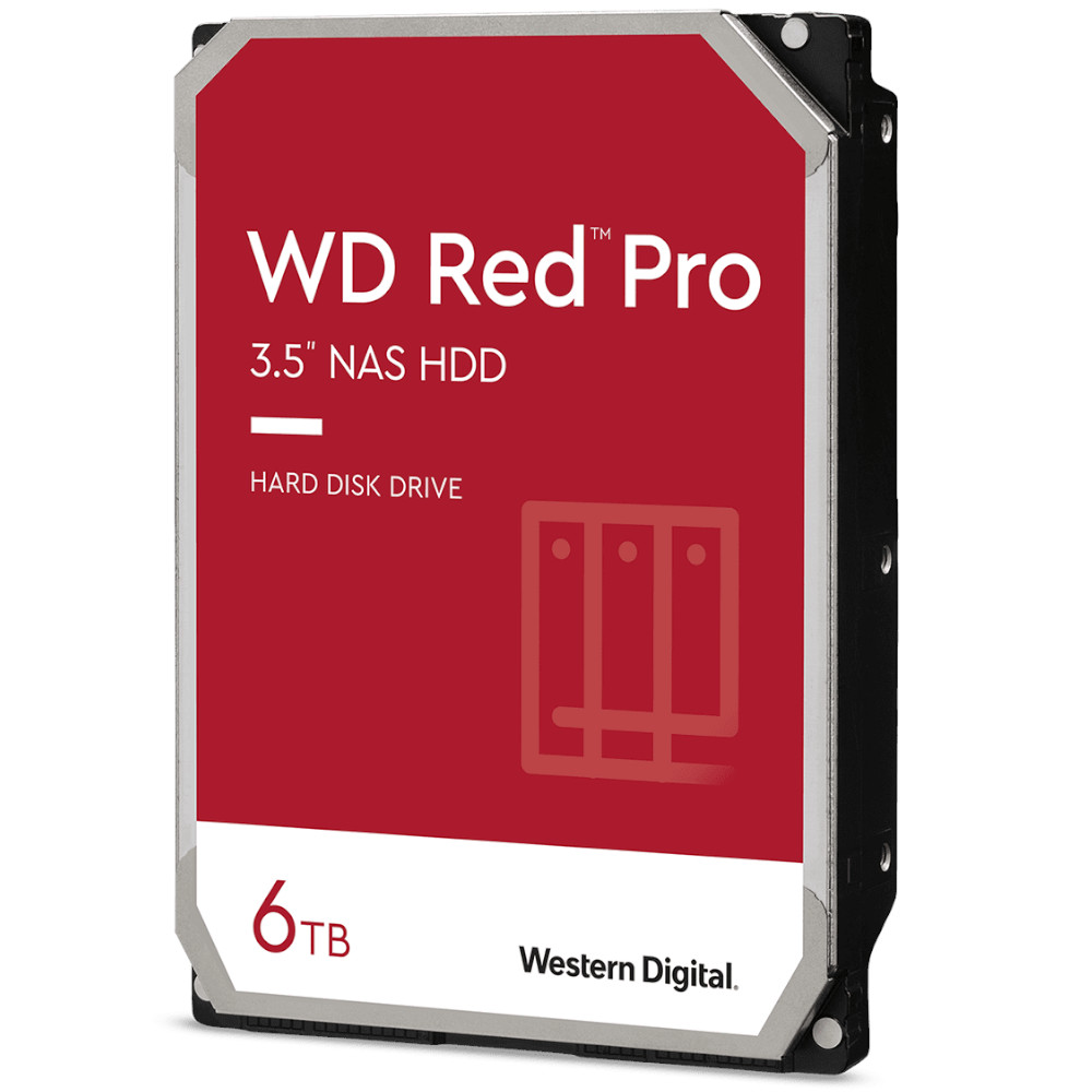 WD 6TB Red Pro 7200rpm HDD 256MB Cache Internal NAS Hard Drive (WD6003FFBX)