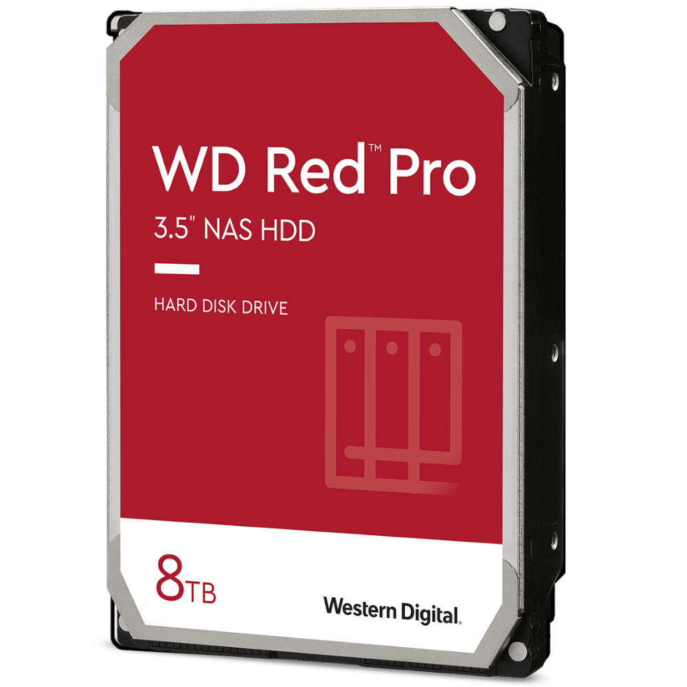 WD 8TB Red Pro 7200rpm HDD 256MB Cache Internal NAS Hard Drive (WD8003FFBX)