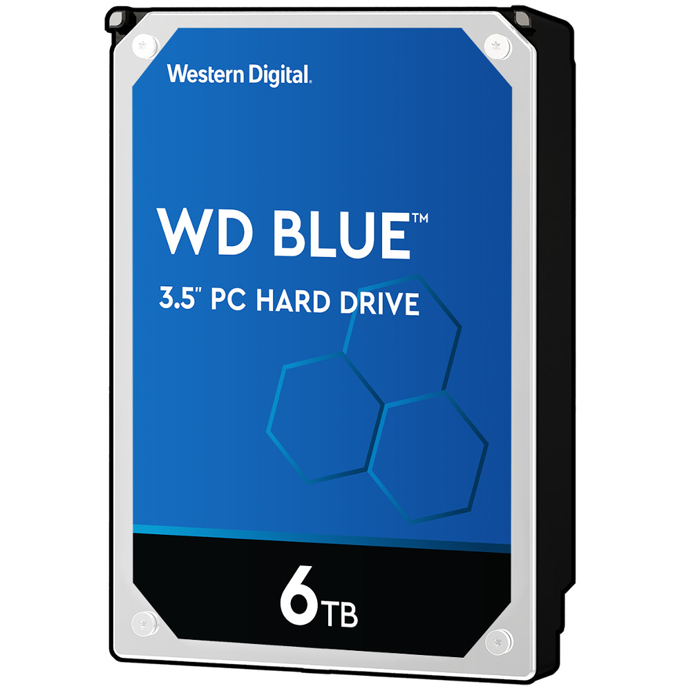 WD 6TB Blue HDD 5400rpm 256MB Cache Internal Hard Drive (WD60EZAZ)