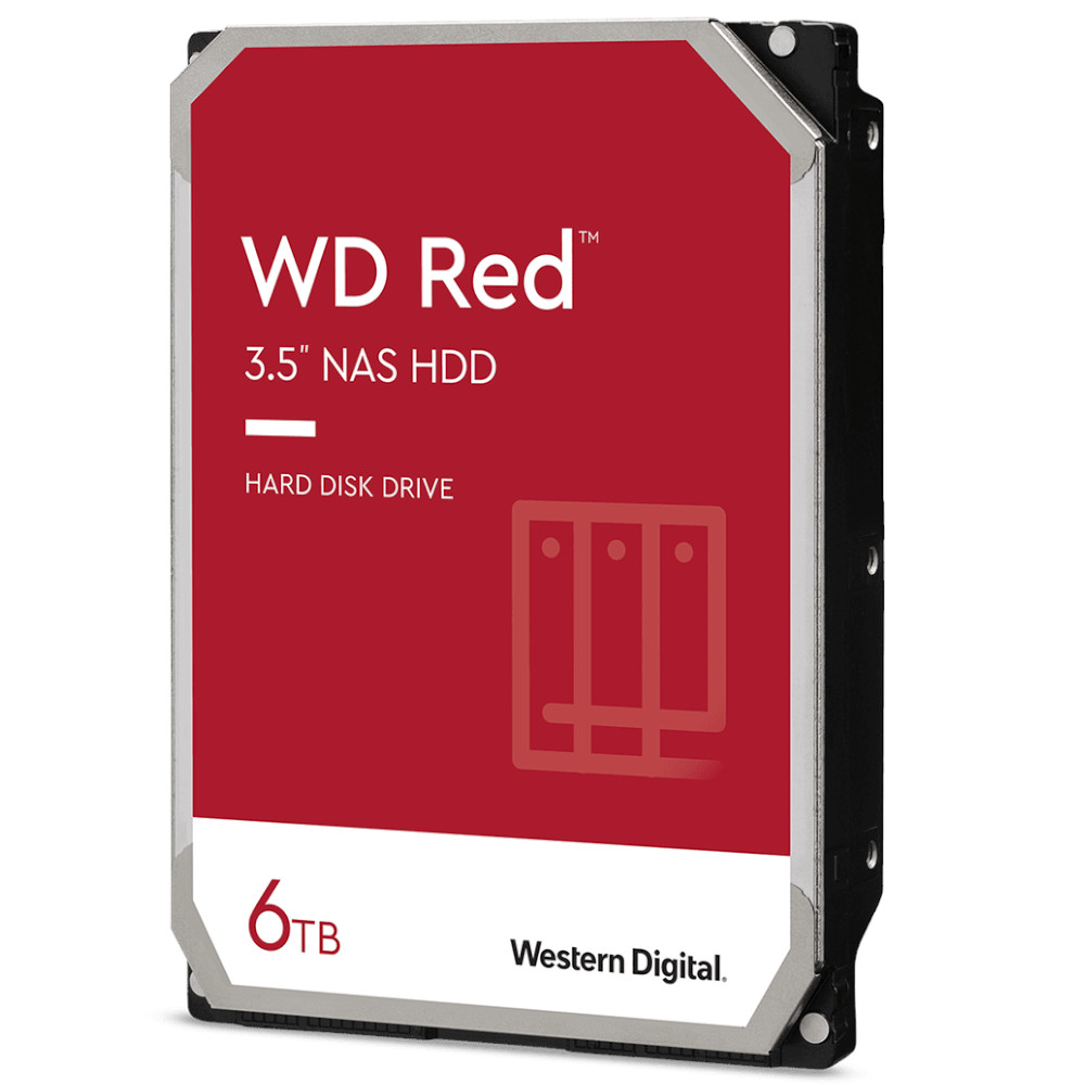WD - WD 6TB Red 5400rpm HDD 256MB Cache Internal NAS Hard Drive (WD60EFAX)