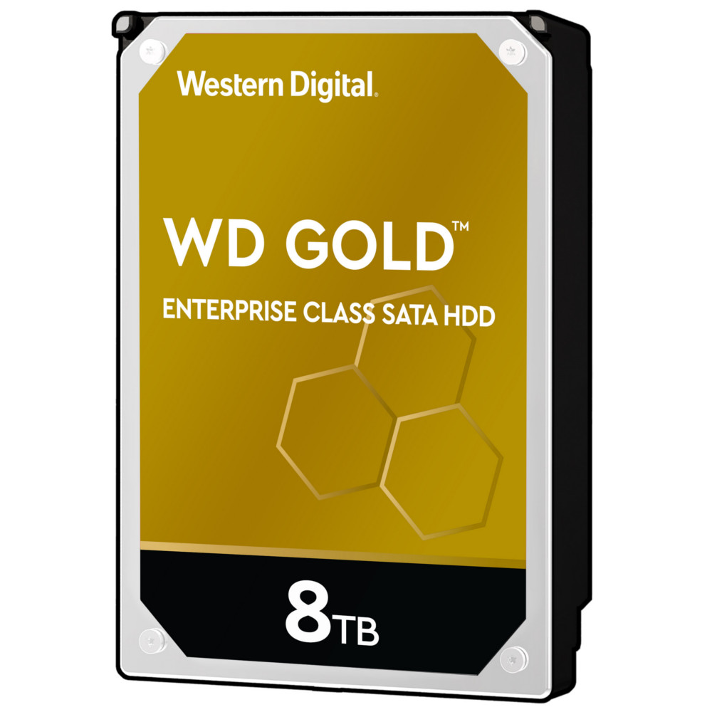 WD Gold 8TB 3.5" 7200RPM HDD 256MB Cache Datacenter Hard Drive (WD8004FRYZ)