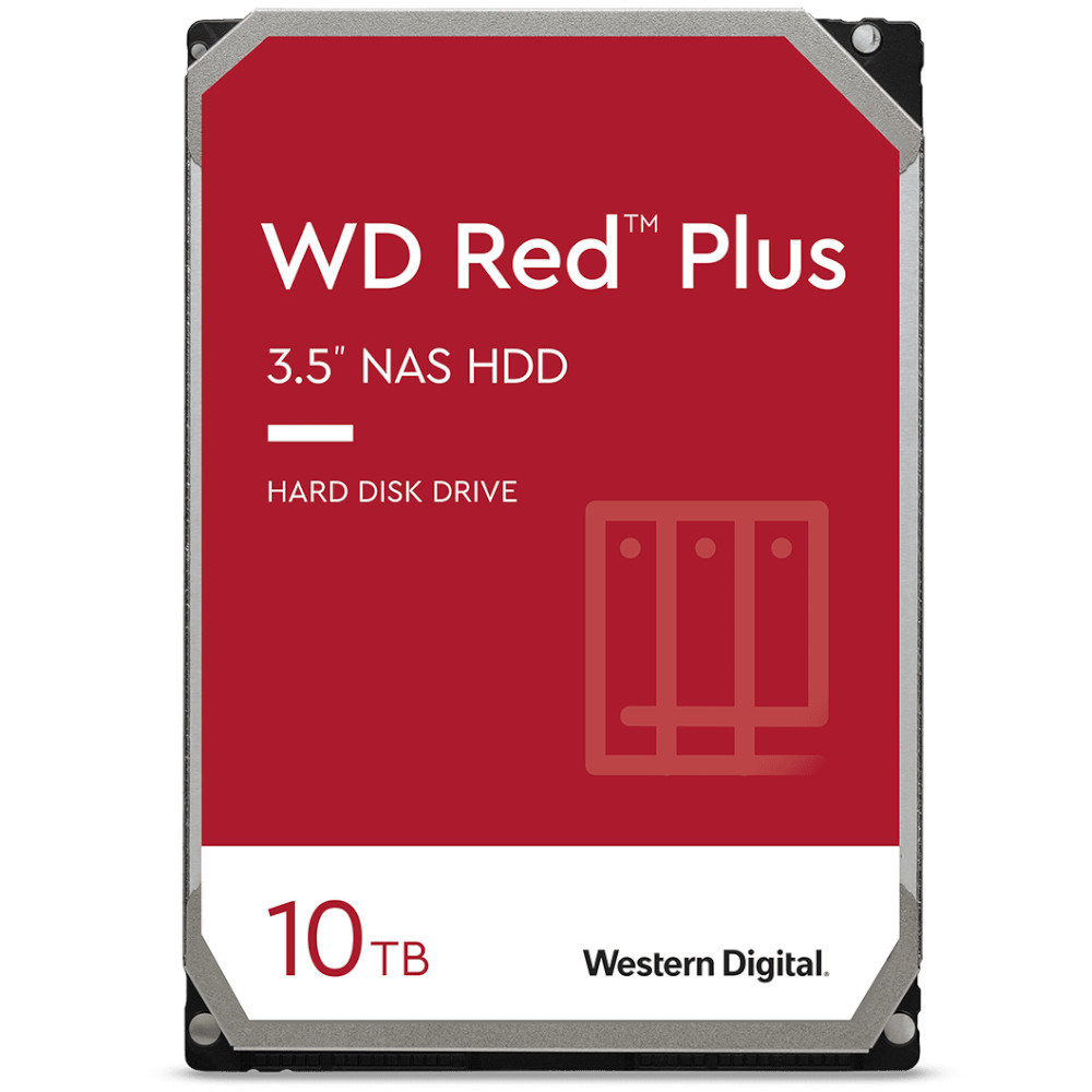 WD 10TB Red Plus 7200rpm HDD 256MB Cache Internal NAS Hard Drive (WD101EFBX)