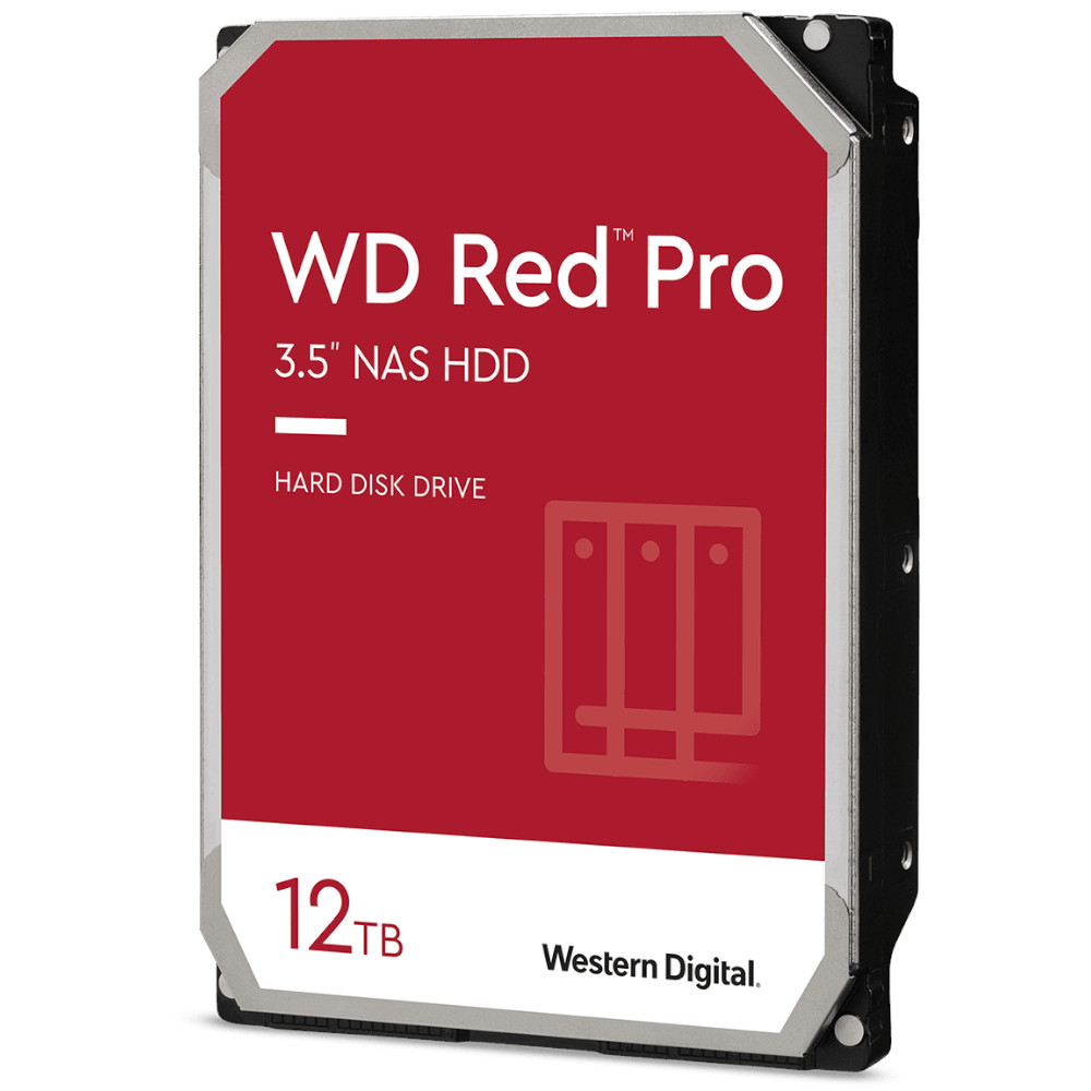 WD 12TB Red Pro 7200rpm HDD 256MB Cache Internal NAS Hard Drive (WD121KFBX)