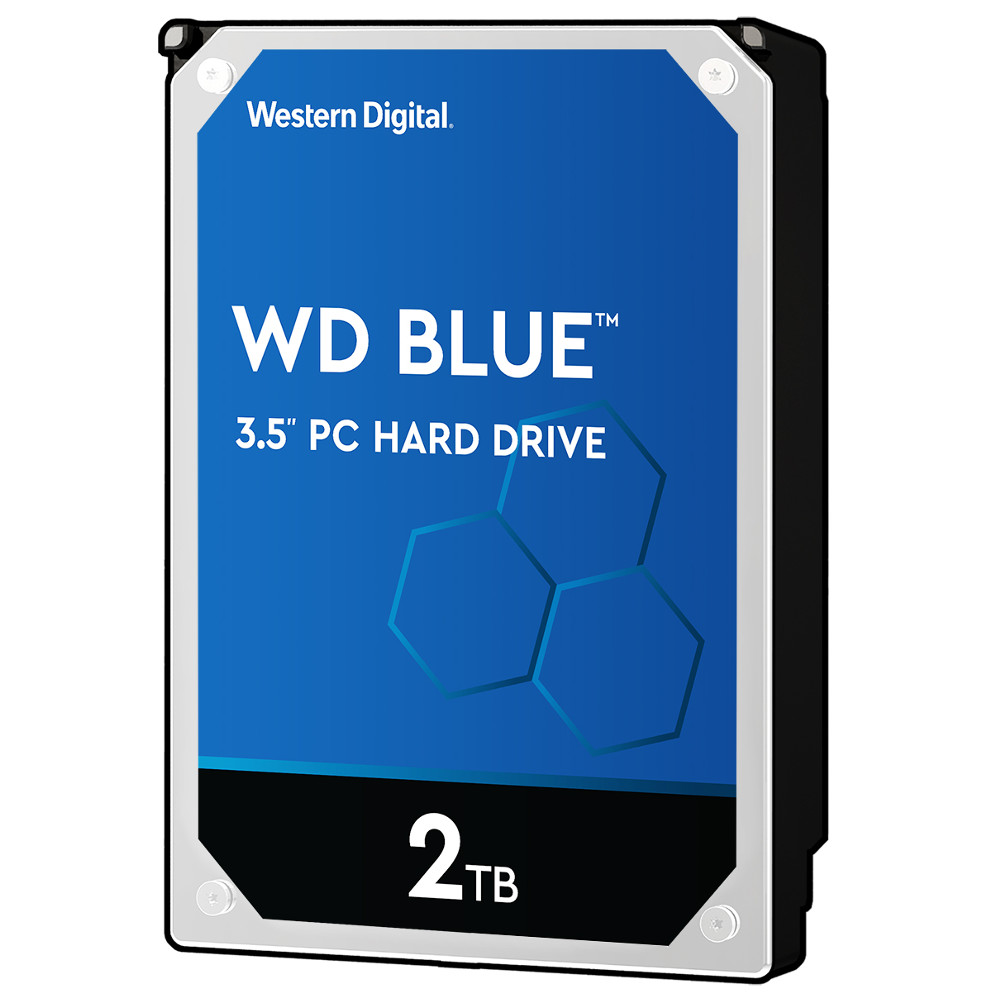 WD - WD 2TB Blue HDD 7200rpm 256MB Cache Internal Hard Drive (WD20EZBX)