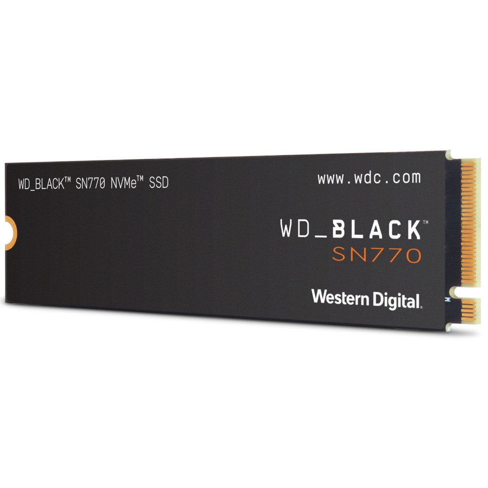 WD - WD Black SN770 500GB SSD M.2 2280 NVME PCI-E Gen4 Solid State Drive (WDS500G3X0E)