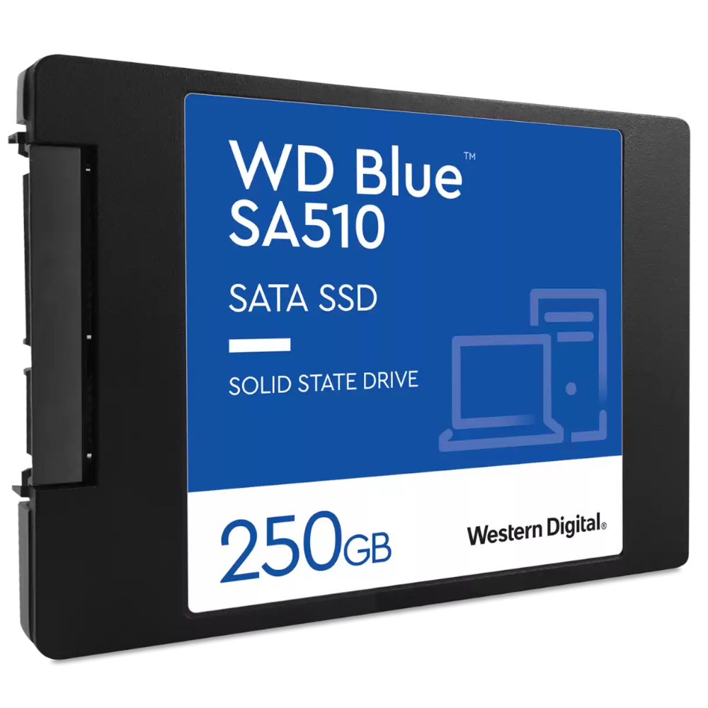 WD - WD Blue SA510 250GB SSD 2.5" SATA Solid State Drive (WDS250G3B0A)