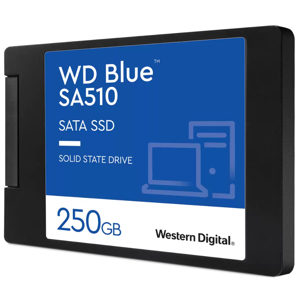 WD - WD Blue SA510 250GB SSD 2.5" SATA Solid State Drive (WDS250G3B0A)