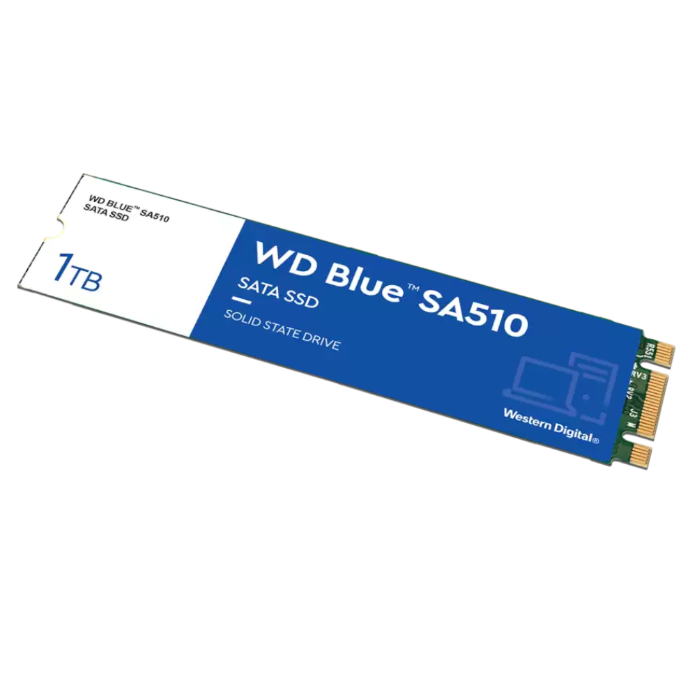 WD - WD Blue SA510 1TB SATA M.2 2280 Solid State Drive (WDS100T3B0B)