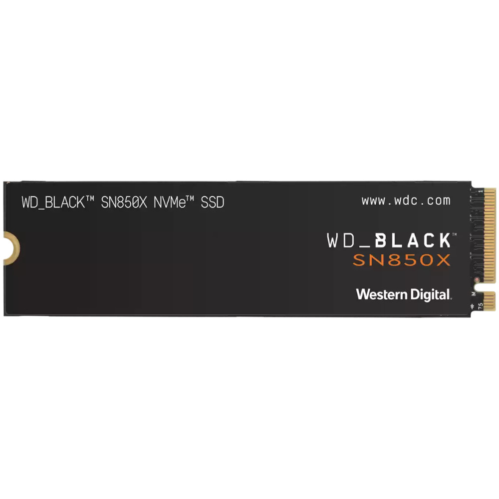 WD - WD Black SN850X 4TB SSD M.2 2280 NVME PCI-E Gen4 Solid State Drive (WDS400T2X0E)