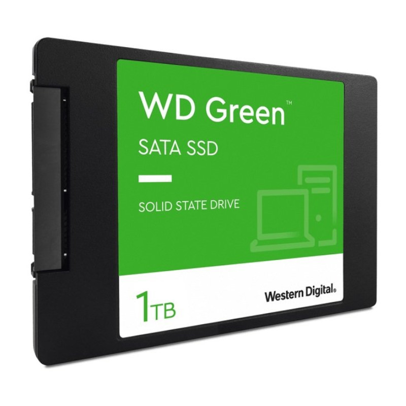 WD - WD Green 1TB SSD 2.5" SATA Solid State Drive (WDS100T3G0A)
