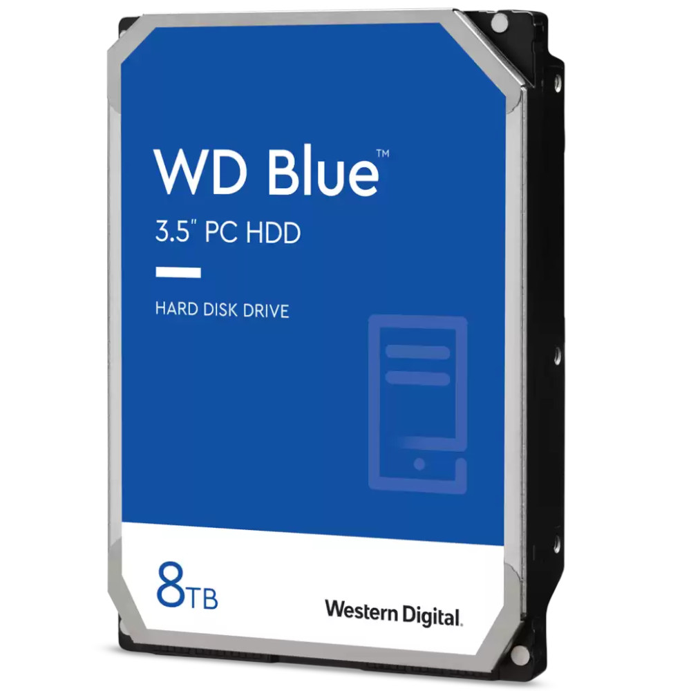 WD 8TB Blue HDD 5640rpm 128MB Cache Internal Hard Drive (WD80EAZZ)