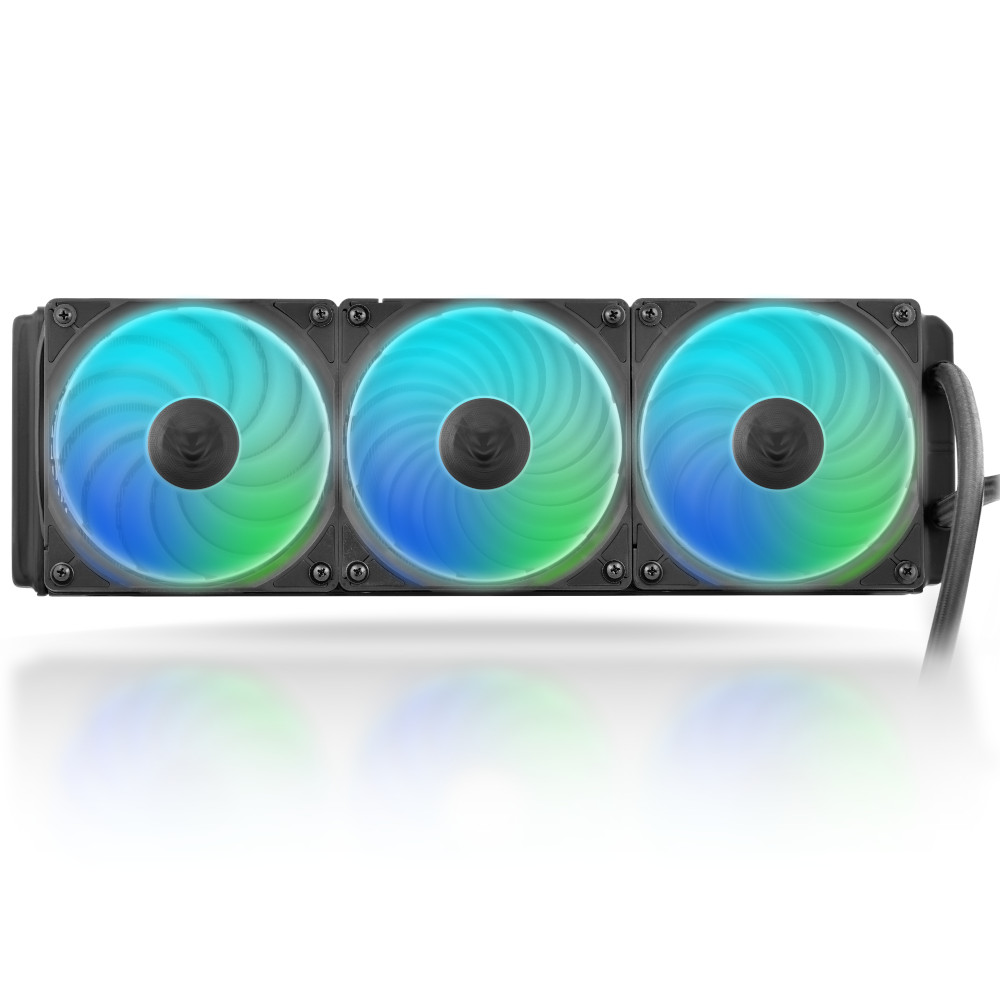 Sapphire - SAPPHIRE NITRO+ S360-A Addressable RGB AIO CPU Performance Water Cooler - 360mm