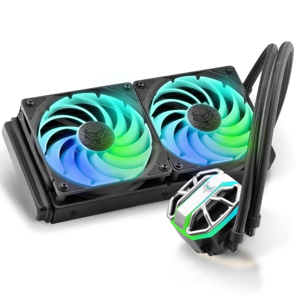 SAPPHIRE NITRO+ S240-A Addressable RGB AIO CPU Performance Water Cooler - 240mm