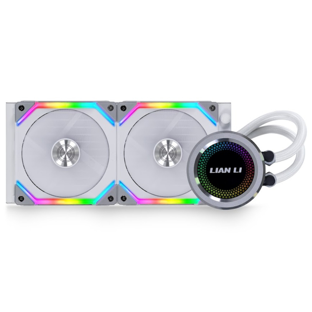 Lian Li GALAHAD AIO SL 240mm High Performance RGB CPU Water Cooler - White
