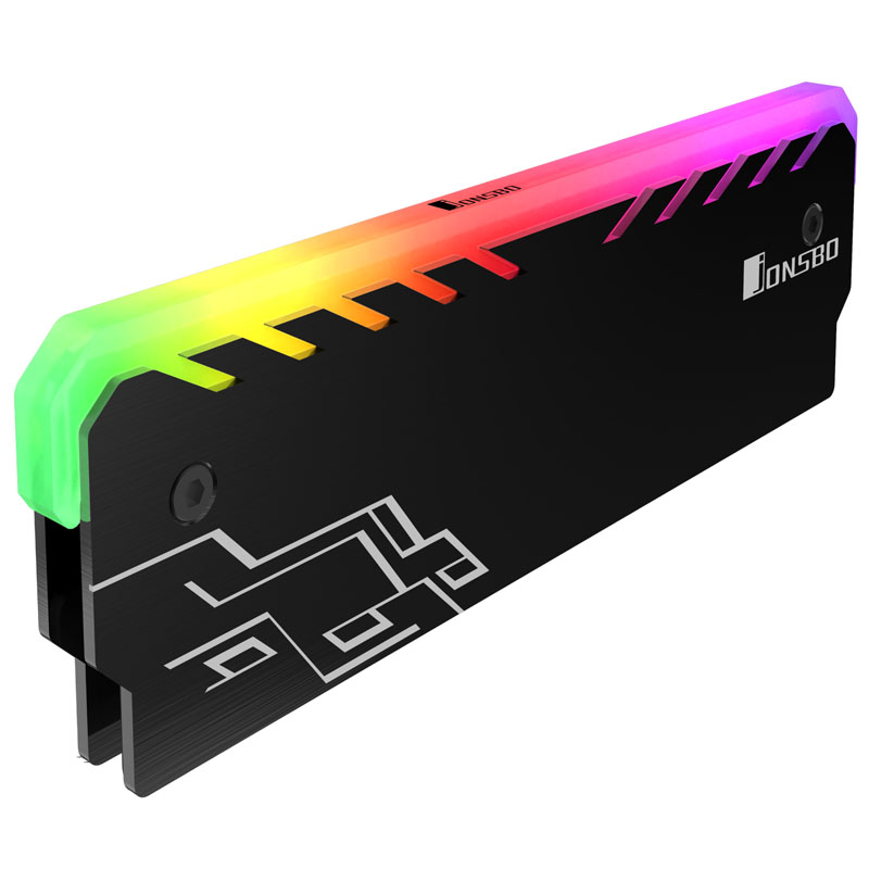 Jonsbo - Jonsbo NC-1 RGB RAM Cooler - Black