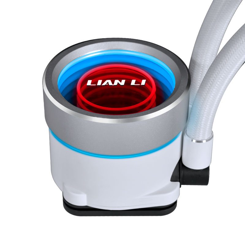 Lian Li - Lian Li Galahad II Trinity AIO 240mm ARGB CPU Water Cooler - White