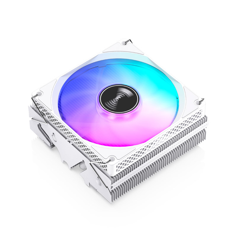 Jonsbo - Jonsbo HX4170D Low Profile ARGB CPU Cooler White – Intel and AMD