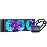 Photos - Computer Cooling Phanteks Glacier One 360D30 Black RGB All In One CPU Water Cooler 